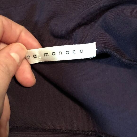 Susana Monaco purple dress with cowl neck - Picture 5 of 11